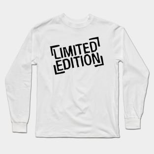 limited edition black Long Sleeve T-Shirt